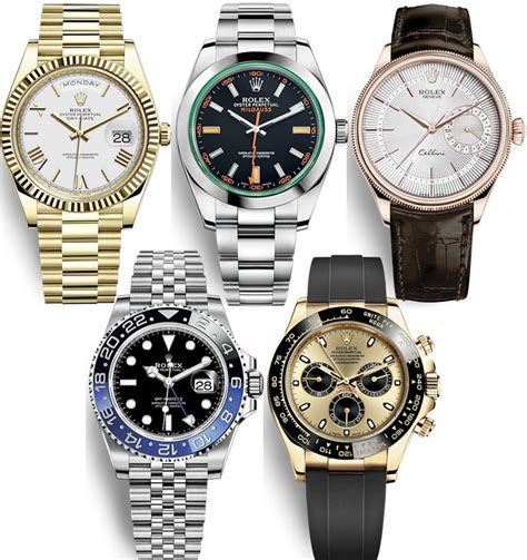 rolex types and prices.